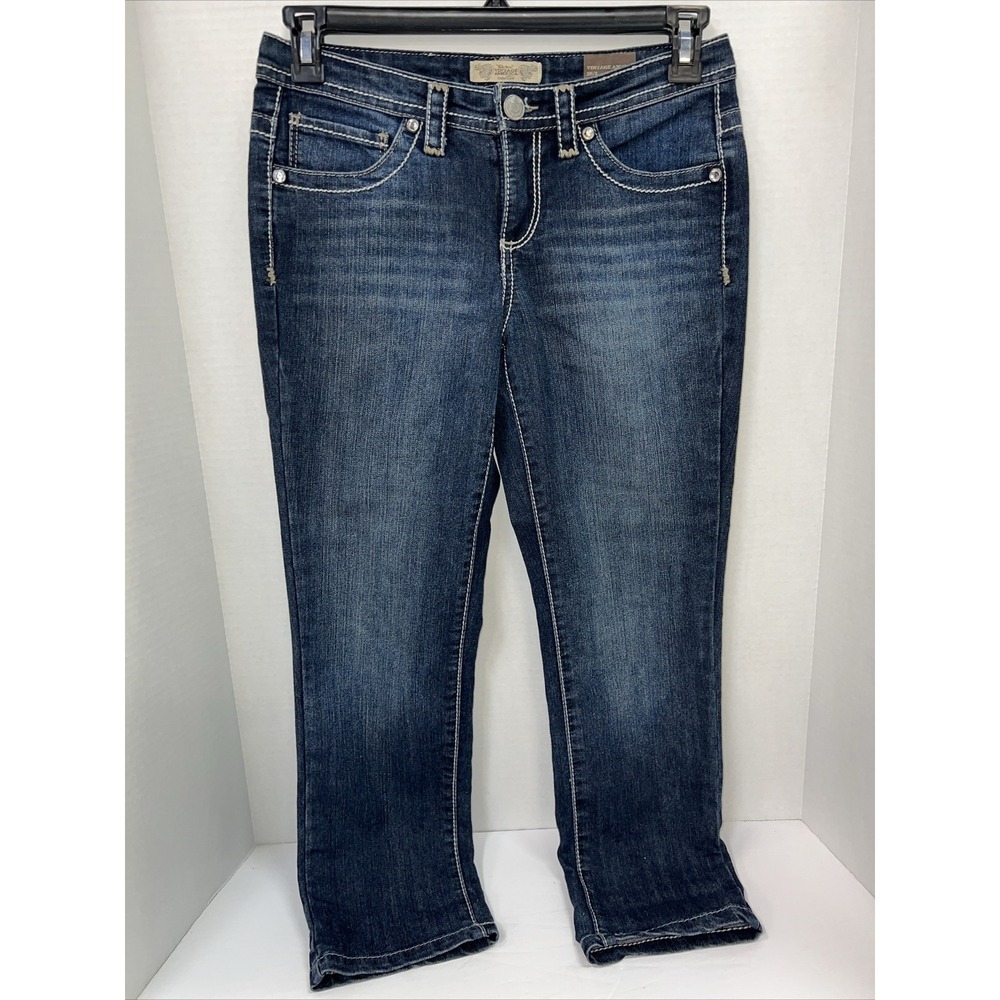Vintage America Pants Women's Size 26/2 Vintage Ankle Blue Jeans